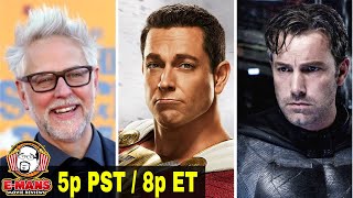 Ben Affleck Gives Batman Update | Shazam's Future in DC | James Gunn on Superman |