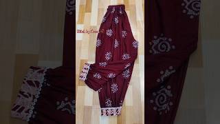 Trending 🔥 Afghani Salwar Cutting And Stitching/Easy Salwar #shorts #salwar