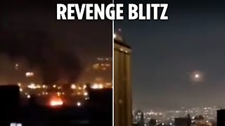 Israel launches revenge strikes on Iran \u0026 warns Tehran ‘will pay a heavy price’ if it retaliates