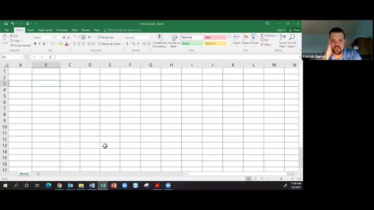 Intro To Excel Video #3 - YouTube