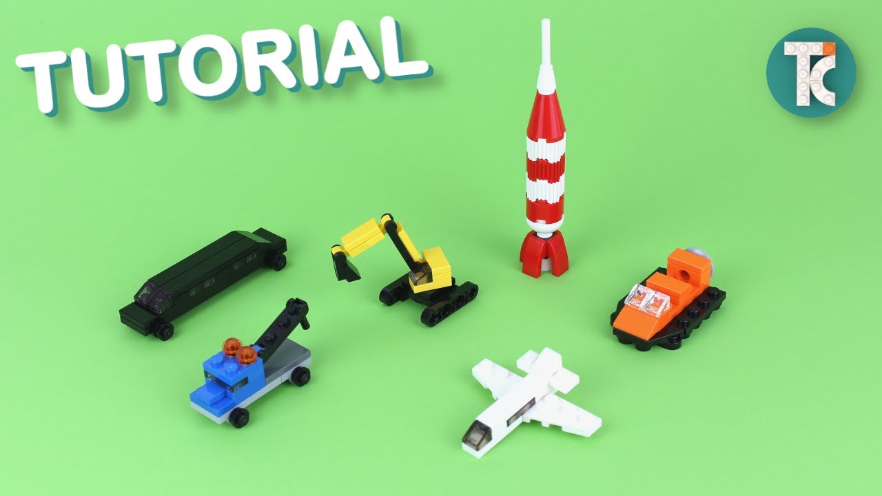 Lego Mini Vehicles Part 6 Tutorial Youtube