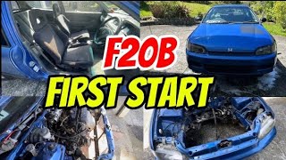 F20B motor swap eg hatch first start after 2 years 🇳🇿