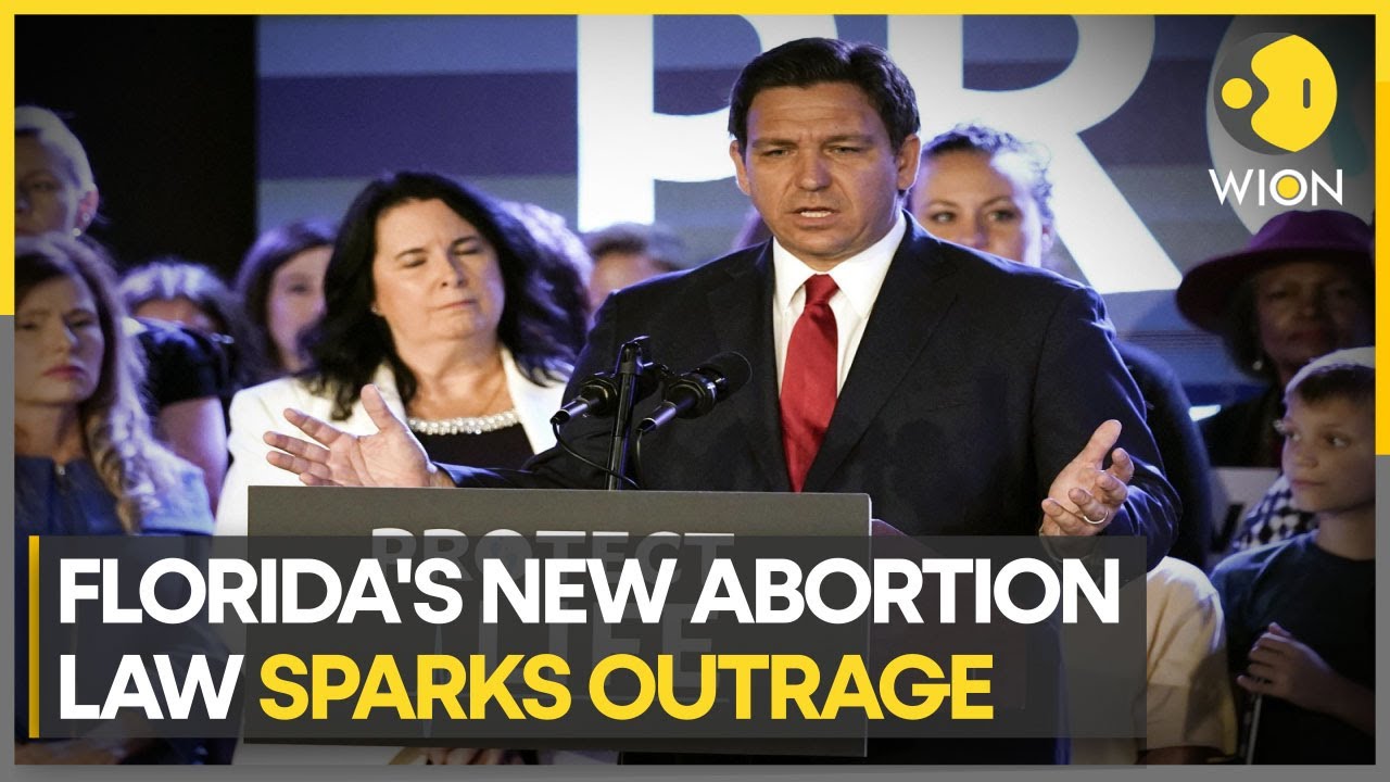 Florida Governor Ron DeSantis Signs Six-week Abortion Ban Into Law ...