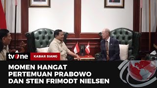 Menhan Prabowo Terima Kunjungan Bilateral Dubes Denmark | Kabar Siang tvOne