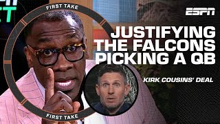 MASSIVE MISTAKE!? 😬 Dan Orlovsky defends Falcons drafting QB Michael Penix Jr. | First Take