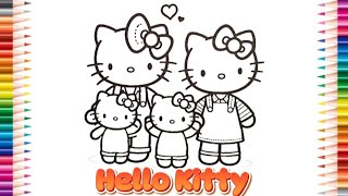 Sanrio Characters Coloring Pages | Hello Kitty, My Melody, Pompompurin, Badtz-maru, Keroppi
