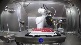 Aseptic Technologies robot inside a SKAN isolator