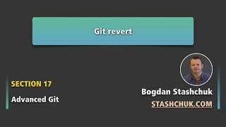 Git revert | Advanced Git - 08