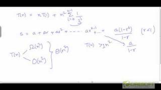 Recursion tree method - Example 2 (Alternative approach)