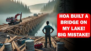 HOA Built a Bridge on My Land Without Asking—Now They Owe Me $850,000 and Lost It All!
