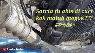 satria fu mogok setelah di cuci atau kehujanan.