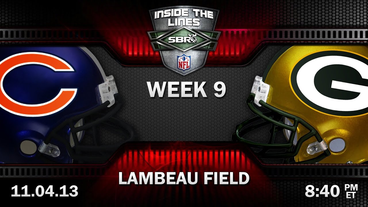 Chicago Bears Vs Green Bay Packers NFL Week 9 Monday Night Football ...