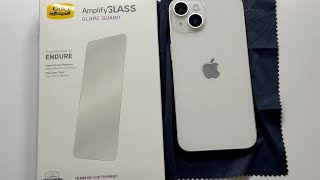 Otterbox Amplify Glass Antimicrobial Screen protector for iPhone 14 plus Review