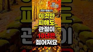 이것만 피해도 관절이 10년은 젊어져요 #건강관리 #건강비결