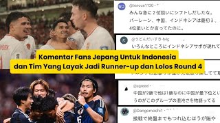 Komentar Fans Jepang Untuk Timnas Indonesia dan Tim yang Layak Jadi Runner-up dan Lolos Round 4