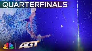 Sirca Marea Defies Gravity With A Beautiful Aerial Act To "Ordinary" By Alex Warren | AGT 2025