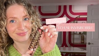 3 WAYS TO USE INVISIBOBBLE for curls and waves | Invisibobble