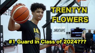 Trentyn Flowers, Top Prospect in Class of 2024 Workout w/ Tahj Tate