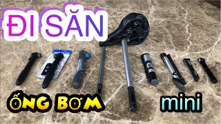 Ống bơm mini gắn trên xe đạp có rất nhiều loại