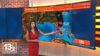 Tropics Update: Hurricane Ian intensifies ahead of Florida landfall