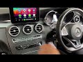 mercedes c glc w205 x253 retrofitted wireless android auto