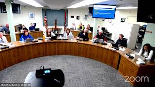 ACSD#1 Board of Education Work Session - November 6, 2024