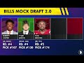 buffalo bills nfl mock draft 2025 post super bowl edition with trades