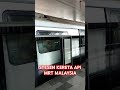 MELIHAT DI STESEN KERETA API MRT MALAYSIA