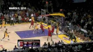 2009/10 NBA Kobe Bryant's Top 10 Plays HD