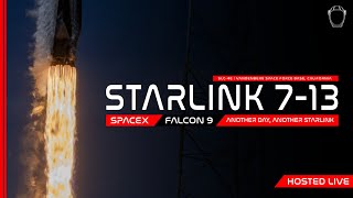 LIVE! SpaceX Starlink 7-13 Launch