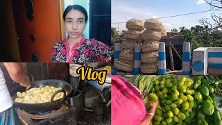 aj amra bikal a hanskhali r sabji hat a galem || village girl vlog|| @happywithsanchita5591