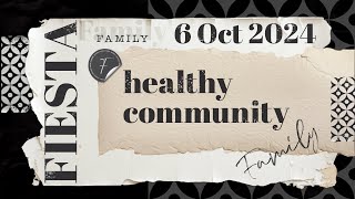 Healthy Community - Ps. Juan Mogi | GBI Gilgal's Online Service - 6 Oktober 2024