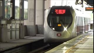 馬鞍山綫不載客列車 D511-D512 駛經第一城站及駛入 / 離烏溪沙站