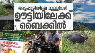 അട്ടപ്പാടി മുള്ളി വഴി ഊട്ടി|Ootty Bike Ride via Mulli-Attappadi