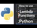 How to Use Lambda Functions in Python | Master Anonymous Functions & One-Liners in Python