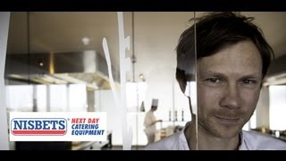 Rasmus Kofoed from Copenhagen's Geranium restaurant celebrates his second Michelin star