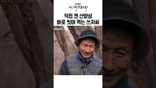 직접 캔 산양삼 바로 씻어 먹는 쓰저씨 | 김석훈의 어! 여기봐라