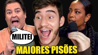 MAIORES PISÕES NA TV BRASILEIRA!!! 😂😱 | Klébio Damas