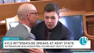 Protests Surrounded Kyle Rittenhouse Event at Kent State University