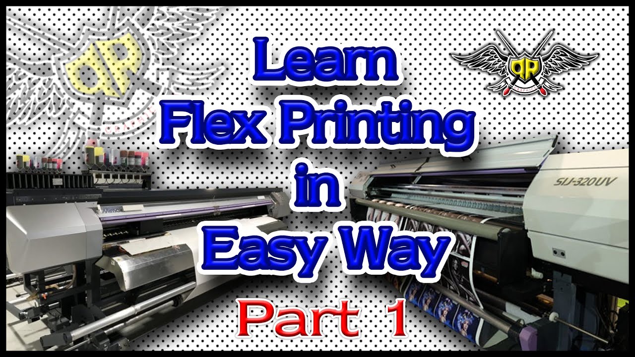 Flex Printing Machine Part 1 Youtube