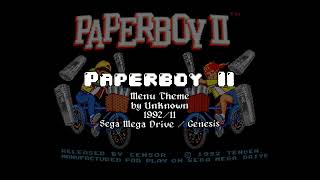 Menu Theme - Paperboy II