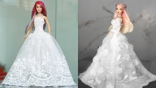 Stunning Barbie Doll Wedding Dresses 👗 Diy's and Craft to Make Your Barbie a Real Queen