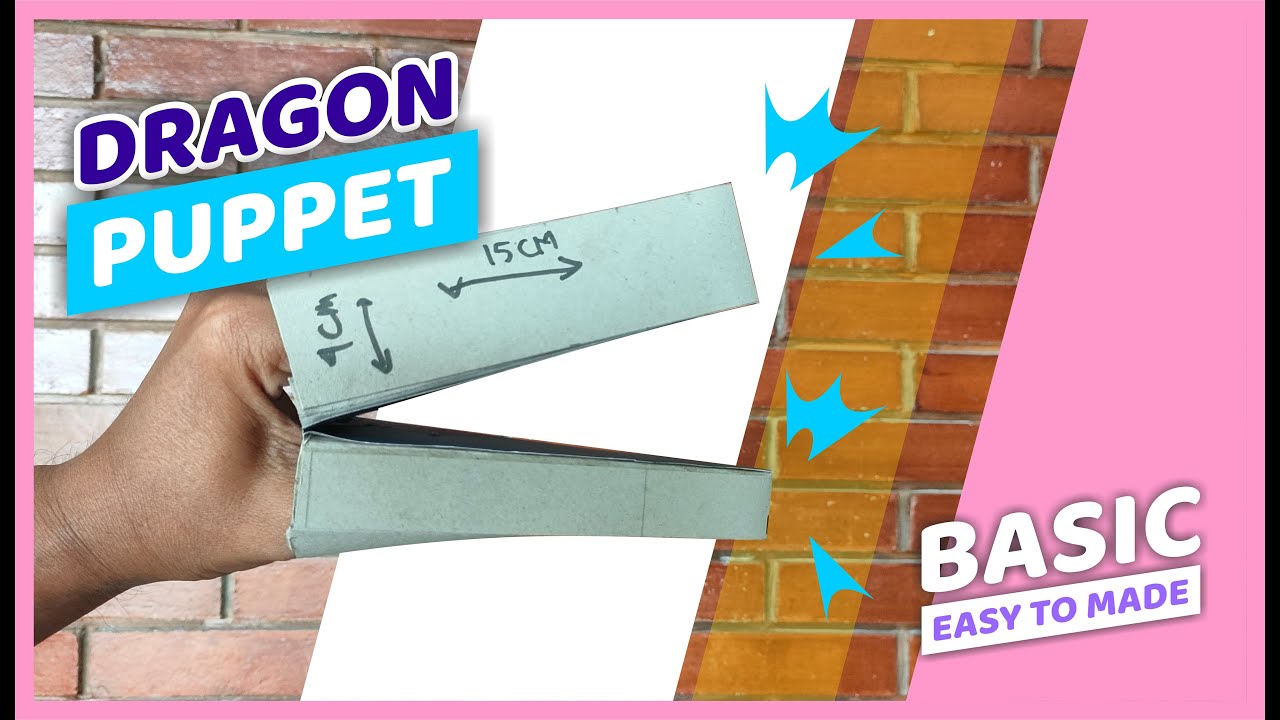 How To Make A Dragon Puppet Basic Tutorial Youtube