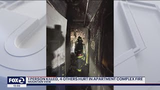 Mountain View firefighters mourn loss of person in blaze; 50 residents displaced