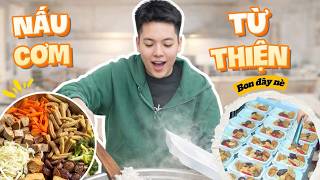 Cùng Em Bon Trổ Tài Làm 300 Phần Cơm Chay Gửi Cho Bệnh Nhân | Bon đây nè