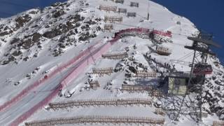 Free fall - start DH men ski WC 2017 St.Moriz