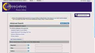 WorldCat Local - Basic Navigation