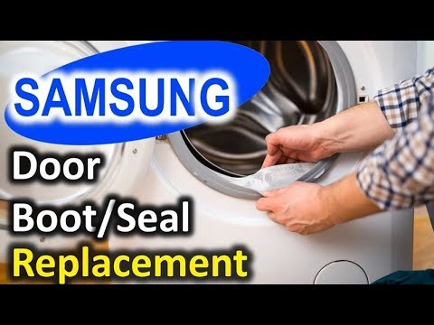 Samsung Washer Door Seal Install Front Load Washing Machine Boot Bellow ...