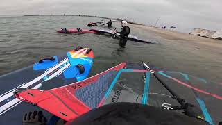 One more run? Average Windsurfer Pushes His Luck; if Bob and Danny are there, then it's serious!