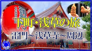 【ぶらり旅編】浅草散策～雷門・浅草寺周辺を歩く～